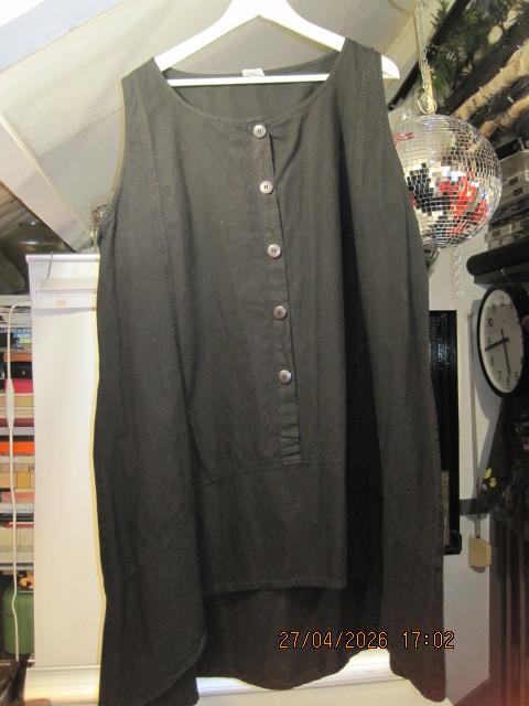 bora fashion met knopen 100 cm lang 63 breed bij oksel (387), Overige typen, Zwart, Ophalen of Verzenden, Bora fashion