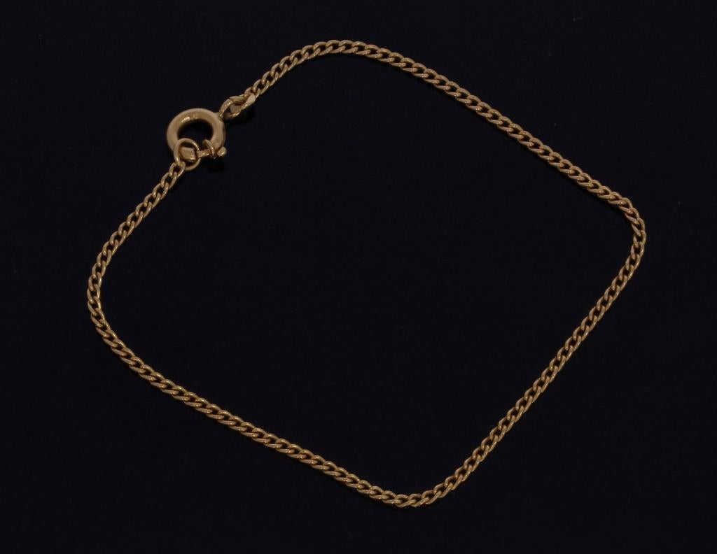 Gourmet schakel armband 18k goud meisjes jongen kinderen