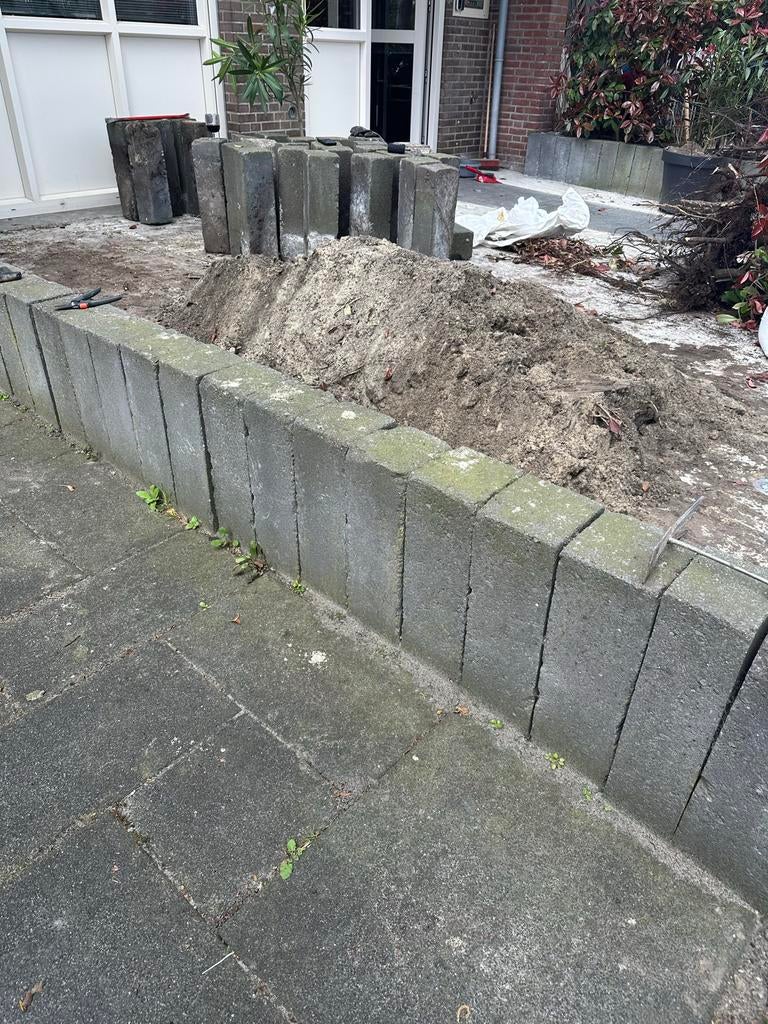 Borderstenen, Ophalen, Gebruikt, Border, Beton