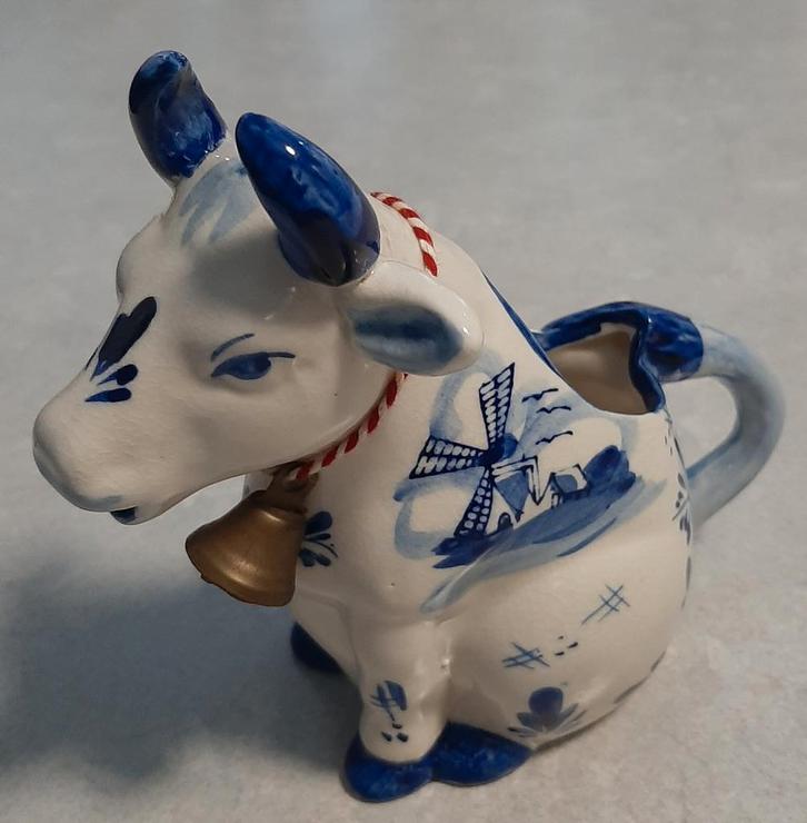 Delftsblauwe melkkan koe, Antiek en Kunst, Antiek | Porselein, Ophalen of Verzenden