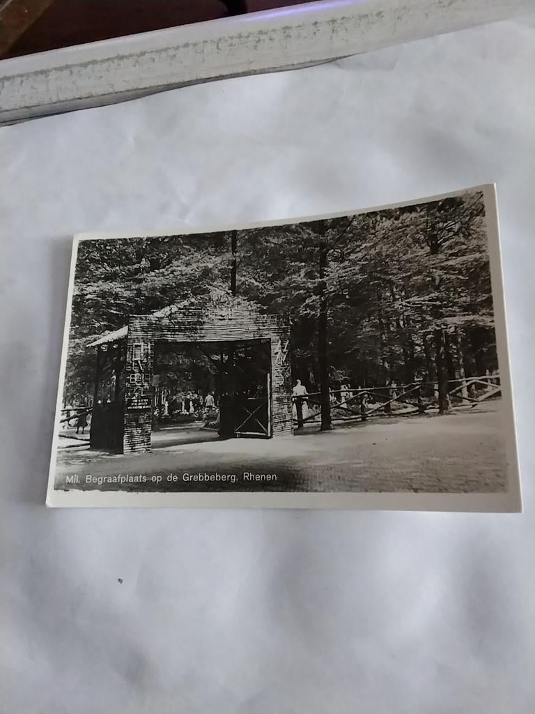 RHENEN. MIL. BEGRAAFPLAATS OP DE GREBBEBERG, Verzamelen, Ophalen of Verzenden, Voor 1920, Utrecht