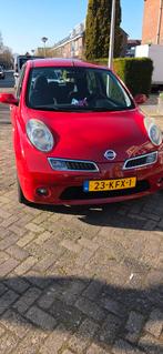 Nissan Micra 1.2 59KW 5DR 2009 Rood, Auto's, Voorwielaandrijving, Stof, 4 cilinders, Origineel Nederlands