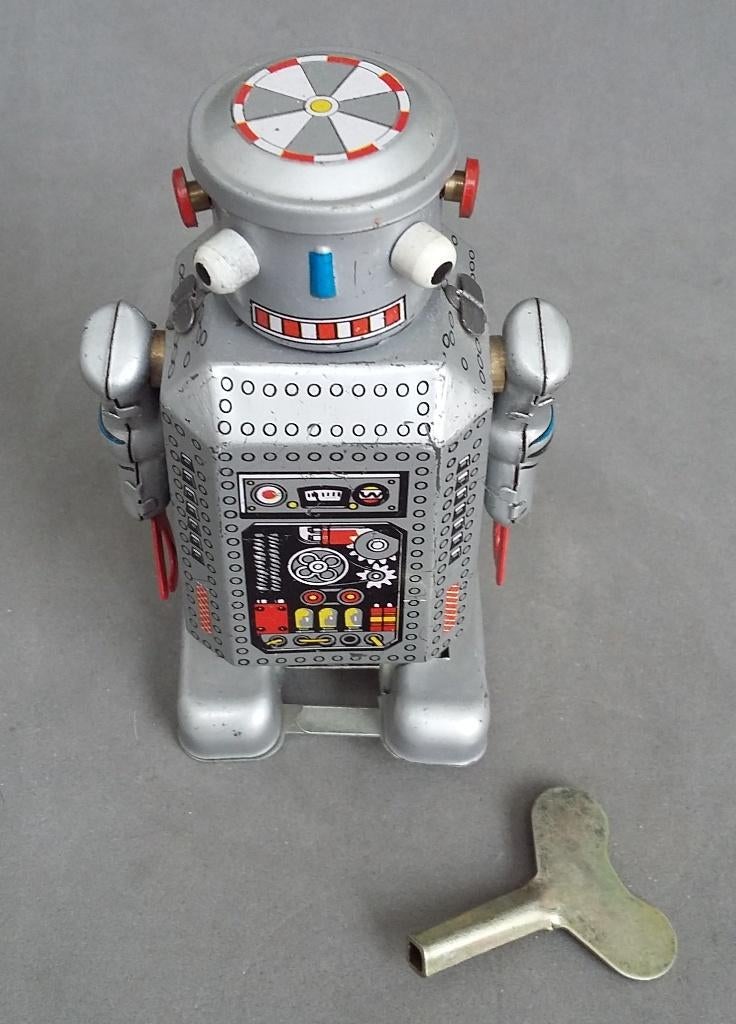 Omstreeks 1970 - 1980 Blikken ROBOT Sciencefiction Figuur, Ophalen of Verzenden