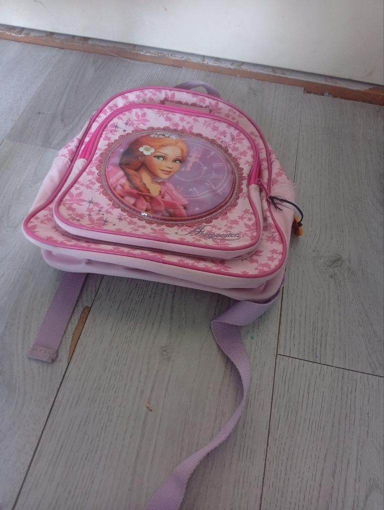 Roze rugzak met prinses afbeelding, Ophalen of Verzenden