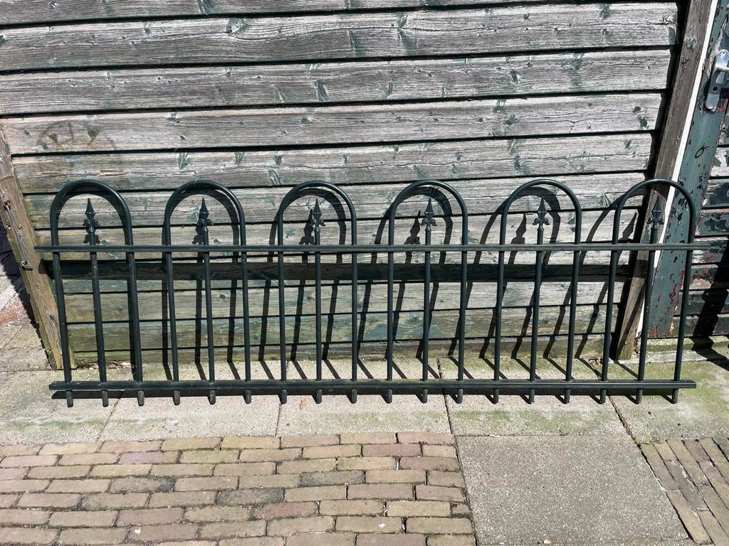 Sierhekwerk metaal met ronding, Tuin en Terras, Tuinhekken en Hekwerk, Gebruikt, Sierhekwerk, IJzer, Ophalen