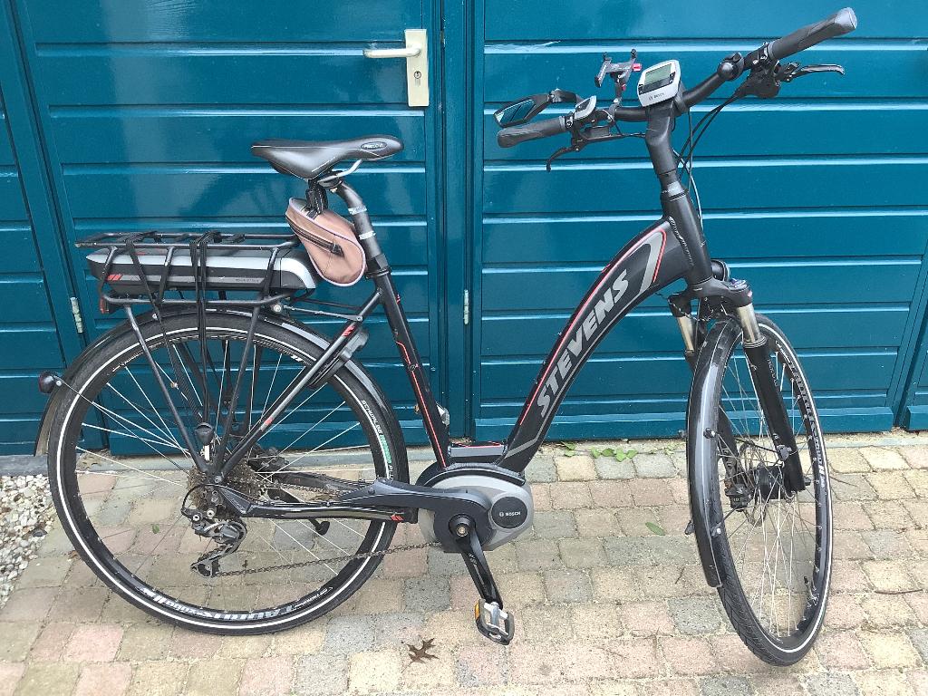 Elektrische fiets merk Stevens, Gebruikt, 51 tot 55 cm, 50 km per accu of meer, Ophalen