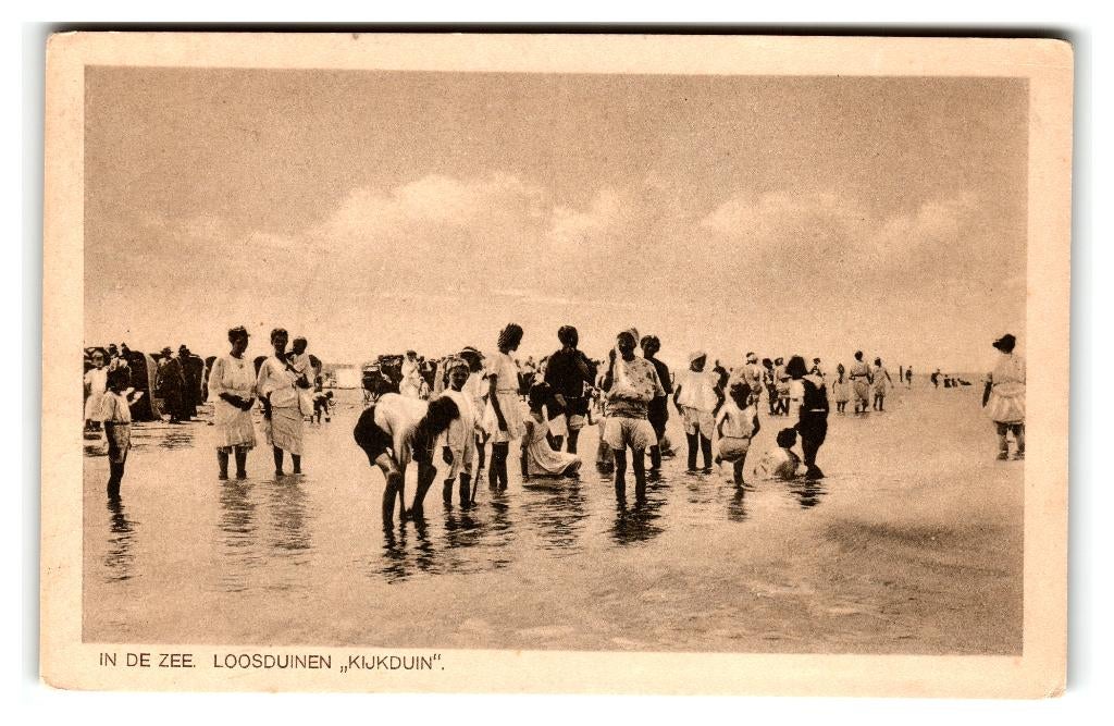 Loosduinen, Kijkduin. In de Zee, Verzenden, 1920 tot 1940, Ongelopen, Zuid-Holland