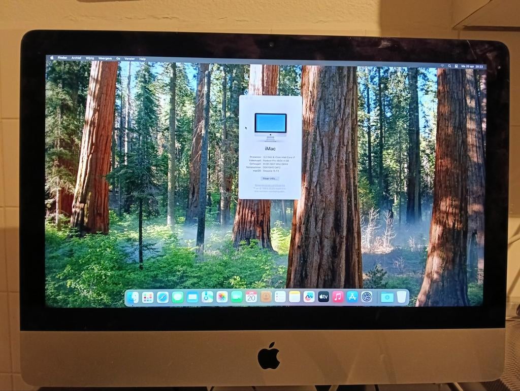 Apple iMac 21.5” 4K i7 (2019) – Nette staat, Computers en Software, Apple Desktops, IMac, Ophalen of Verzenden, Zo goed als nieuw