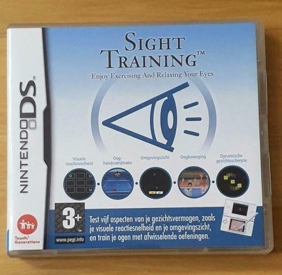 Sight Training Nintendo DS game nieuwstaat, Puzzel en Educatief, 1 speler, Ophalen of Verzenden, Zo goed als nieuw