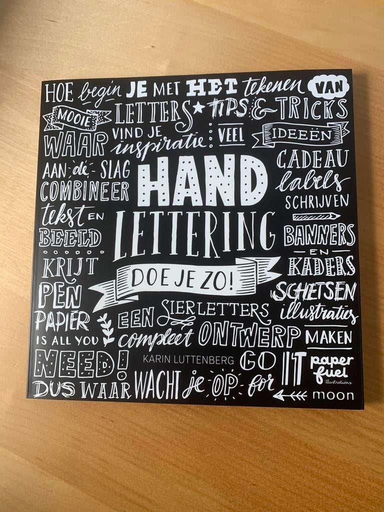 Handlettering, Ophalen of Verzenden, Zo goed als nieuw, Boek of Gids