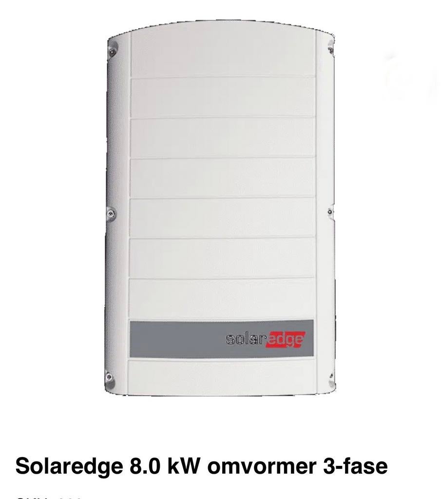 SolarEdge 8.0 kW omvormer 3-fase nieuw, Ophalen of Verzenden, Zo goed als nieuw, Overige typen