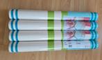 Papier Behang 4 Rollen Nieuw, Ophalen, 10 tot 25 m², Wit, Licht structuur gebroken wit