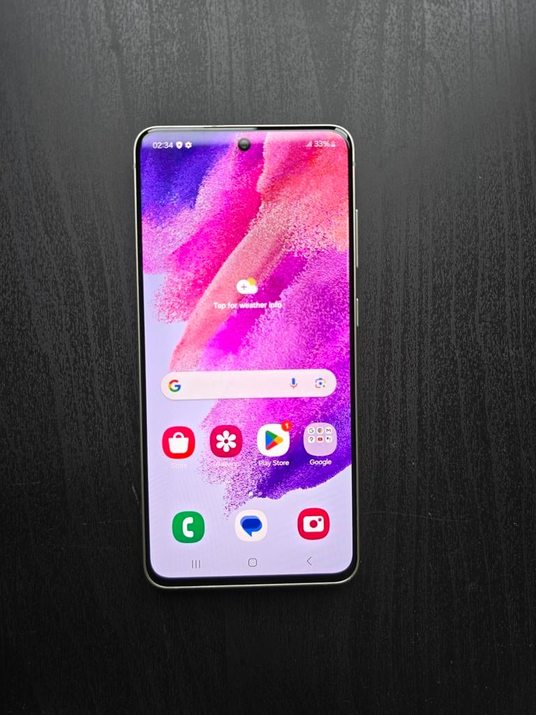 Samsung Galaxy S21FE 5G 128GB Olijfgroen, Overige kleuren, Touchscreen, Ophalen of Verzenden, Zo goed als nieuw