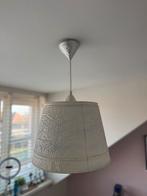 Ibiza stijl lamp wit met zilveren details, Ophalen of Verzenden, Zo goed als nieuw, Metaal, Minder dan 50 cm