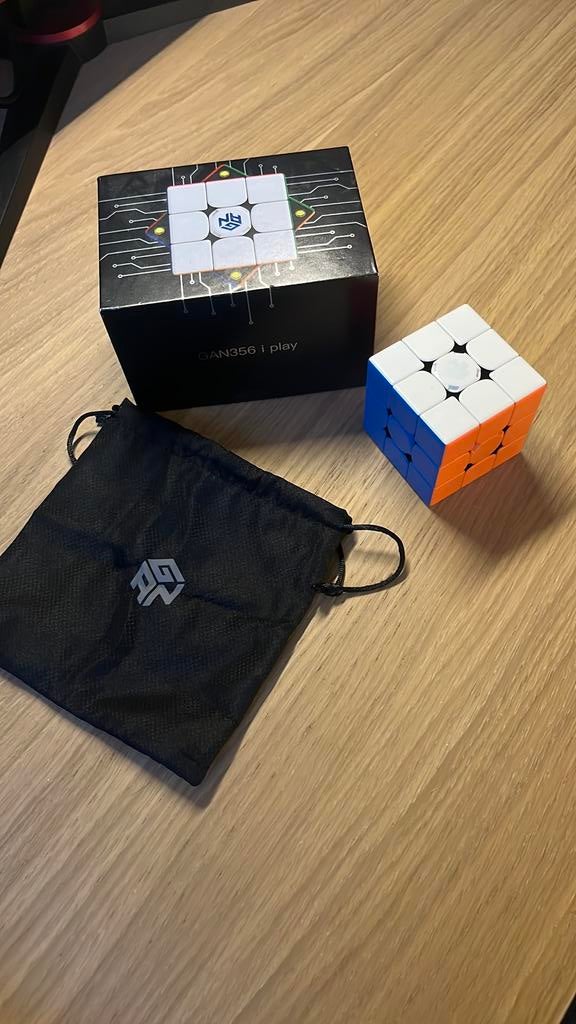 GAN356 i play Speedcube met origineel doosje en zakje, Ophalen of Verzenden, Zo goed als nieuw