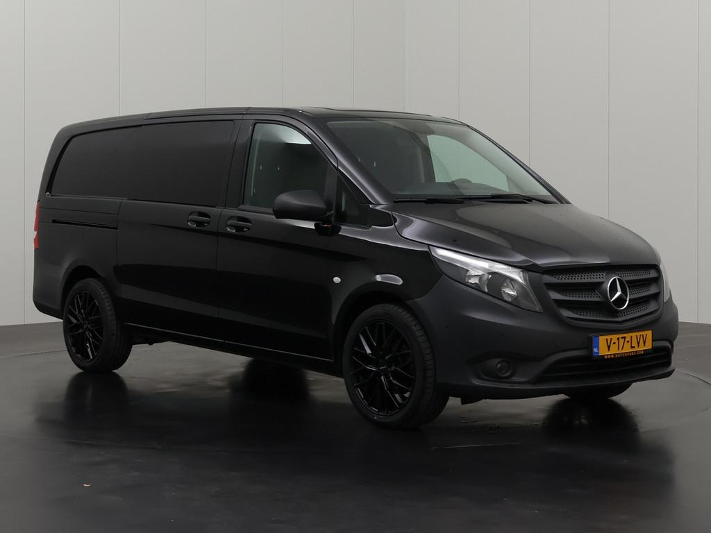 Mercedes-Benz Vito 114CDI Lang | Navigatie | Trekhaak | Mult, Voorwielaandrijving, Zwart, Mercedes-Benz, 1892 kg