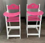 2 leuke nog mooie houten poppen kinderstoeltjes, Ophalen, Zo goed als nieuw, Overige typen