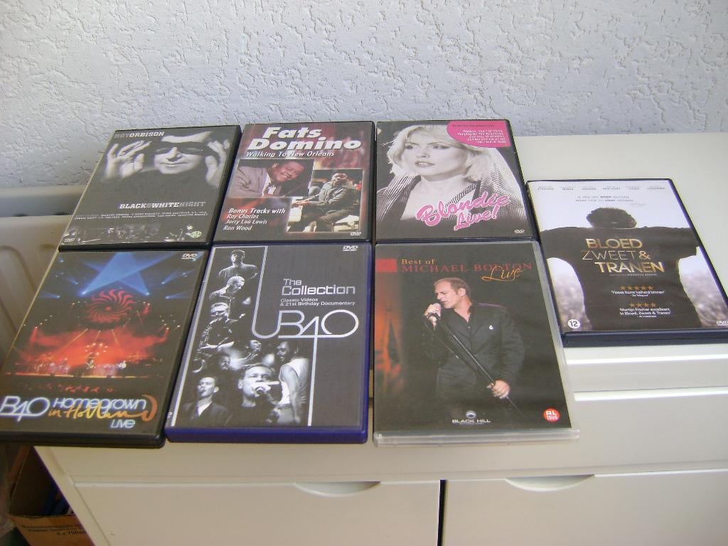7 muziek dvd roy orbison fats domino blondie 2 van ub 40film, Cd's en Dvd's, Alle leeftijden, Ophalen of Verzenden, Zo goed als nieuw