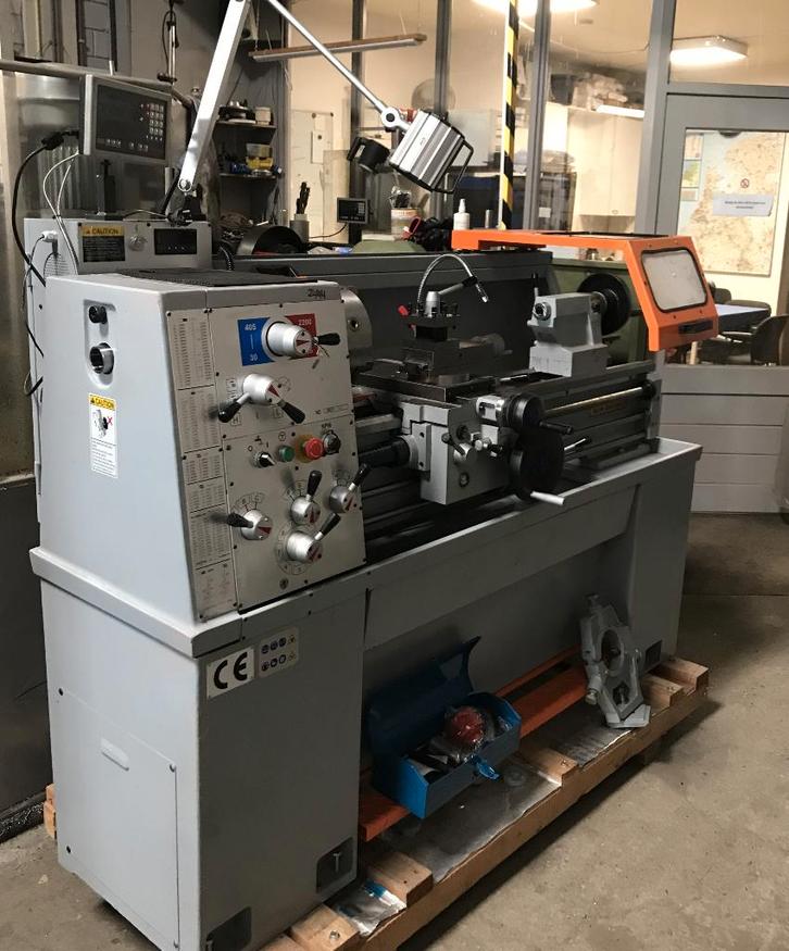 Draaibank, Huvema, 360x1000 mm, variabel toerental, 400 volt, Doe-het-zelf en Verbouw, Draaibanken, Nieuw, Metaaldraaibank, 500 tot 1000 mm