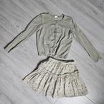 Opruiming: Vestje en rokje met bloemenprint maat 128, Kinderen en Baby's, Kinderkleding | Maat 128, Ophalen of Verzenden, Meisje