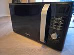 Stijlvolle zwarte Samsung magnetron met grillfunctie, Ophalen, Grill, Vrijstaand, Magnetron
