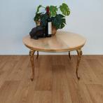 Vintage Regency ronde salontafel koffietafel marmer blad 05, Huis en Inrichting, Tafels | Salontafels, Valkenswaard, Gebruikt