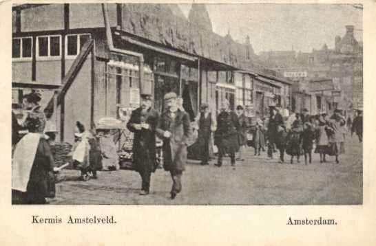Amsterdam - Kermis Amstelveld, Ophalen of Verzenden, Voor 1920, Ongelopen, Noord-Holland