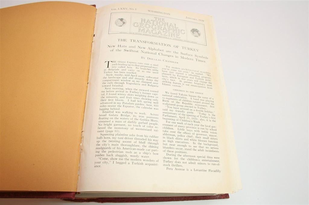 National Geographic 1939 — Vooravond WO2 [Jaargang, Engels], Boeken, Geschiedenis | Wereld, Ophalen of Verzenden, Gelezen, Overige gebieden