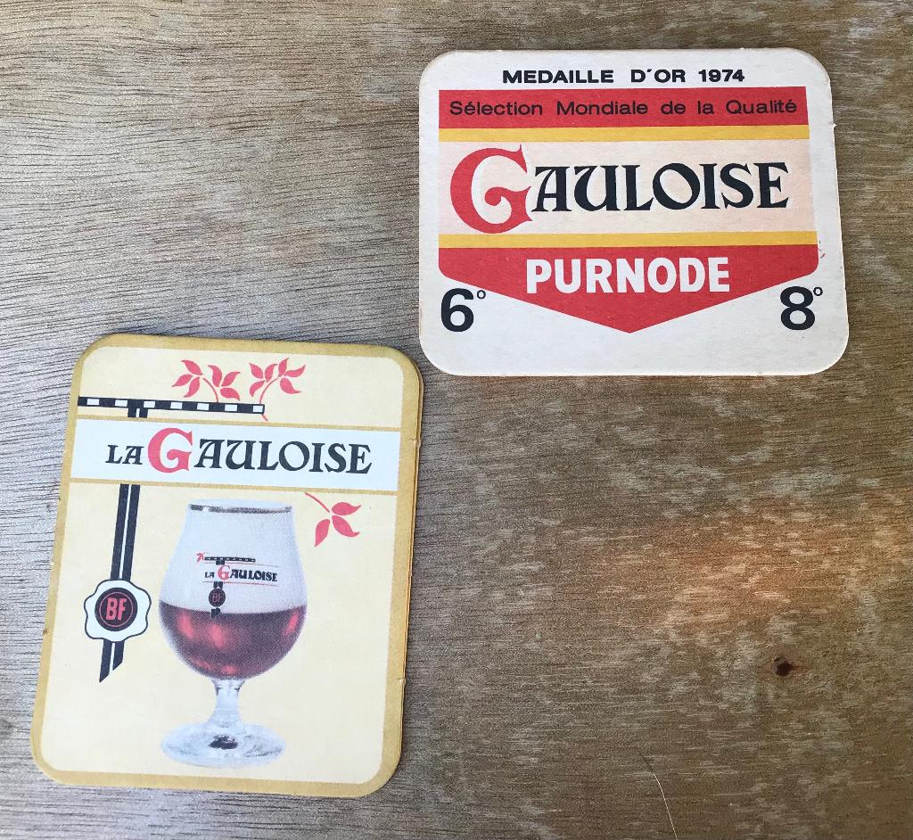 Bierviltjes - bier viltje Gauloise, Ophalen of Verzenden, Zo goed als nieuw, Viltje(s), Overige merken