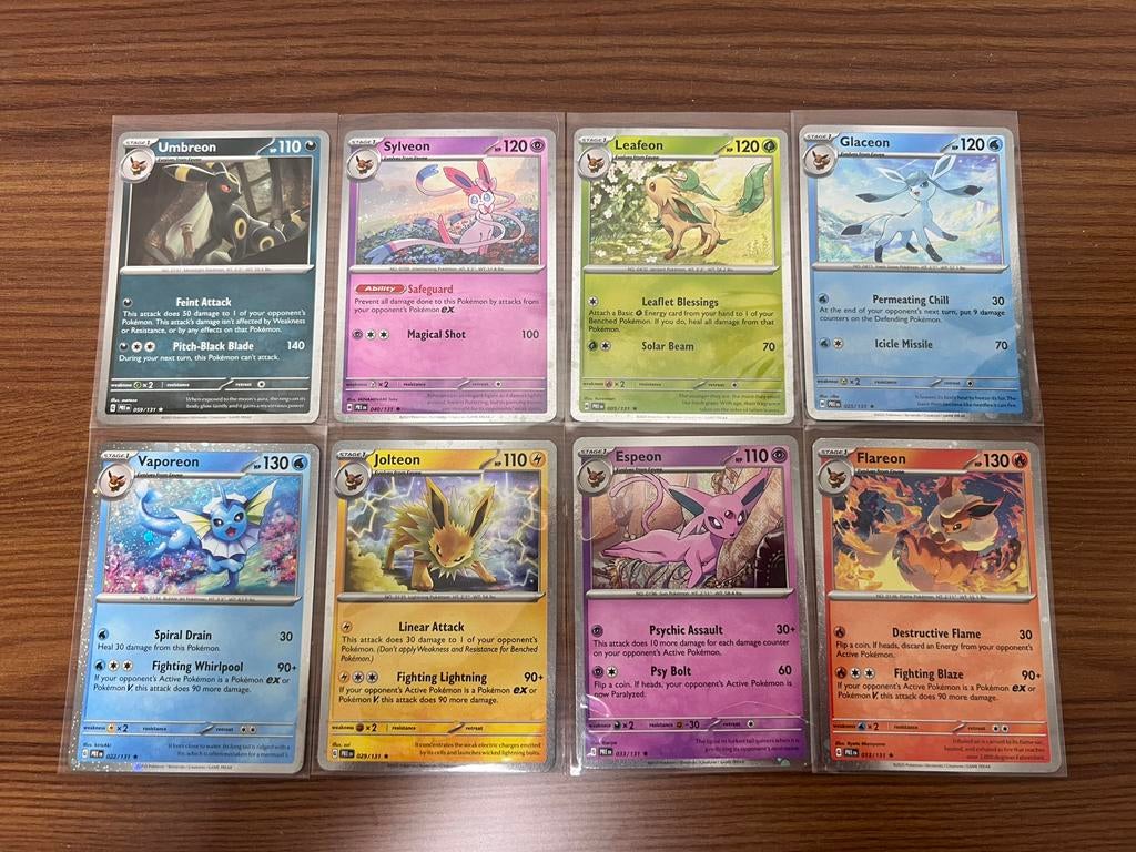 Prismatic Evolutions Cosmos holo promo set, Ophalen, Zo goed als nieuw