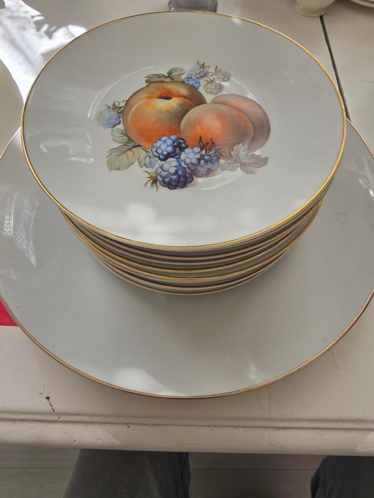 Hutschenreuther Bavaria fruitservies – 12-delig, Ophalen