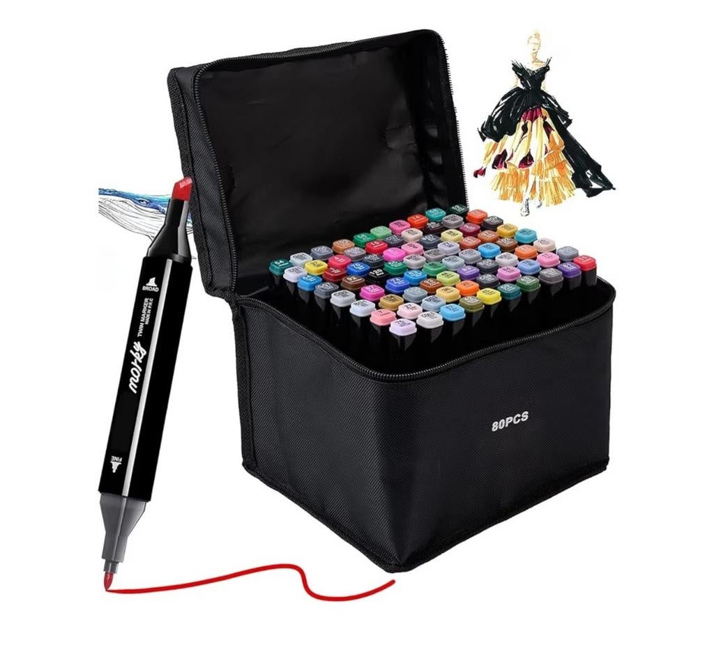 80 Alcohol twinmarkers NIEUW, Ophalen of Verzenden, Nieuw, Potlood of Stift