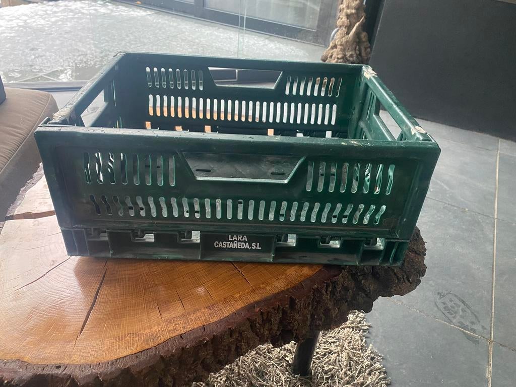 55 Inklapbare kratjes 40 x 30 x 16cm, Gebruikt, Opvouwbaar, Minder dan 35 cm, Minder dan 50 cm