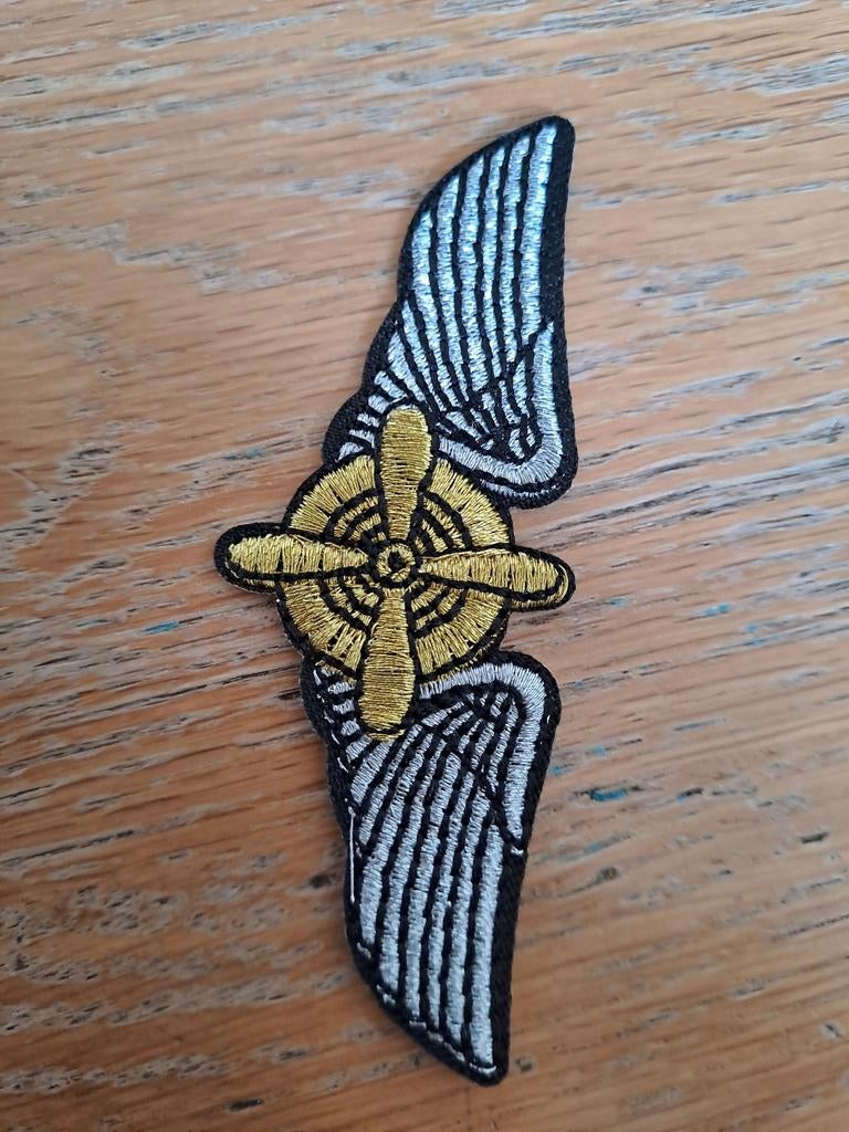 Geborduurde applicatie: Vleugels met propeller, Generiek Product, Info@generiekproduct.com, Nieuw, Ophalen of Verzenden