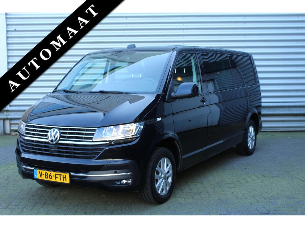 Volkswagen Transporter 2.0 TDI 150pk DSG7 L2H1 Dubbel Cabine, Gebruikt, Euro 6, 150 pk, Zwart