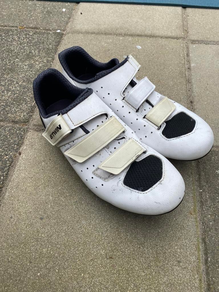 BTWIN fietsschoenen heren maat 43-44, Fietsen en Brommers, Fietsaccessoires | Fietskleding, Ophalen, Gebruikt, Heren, Schoenen