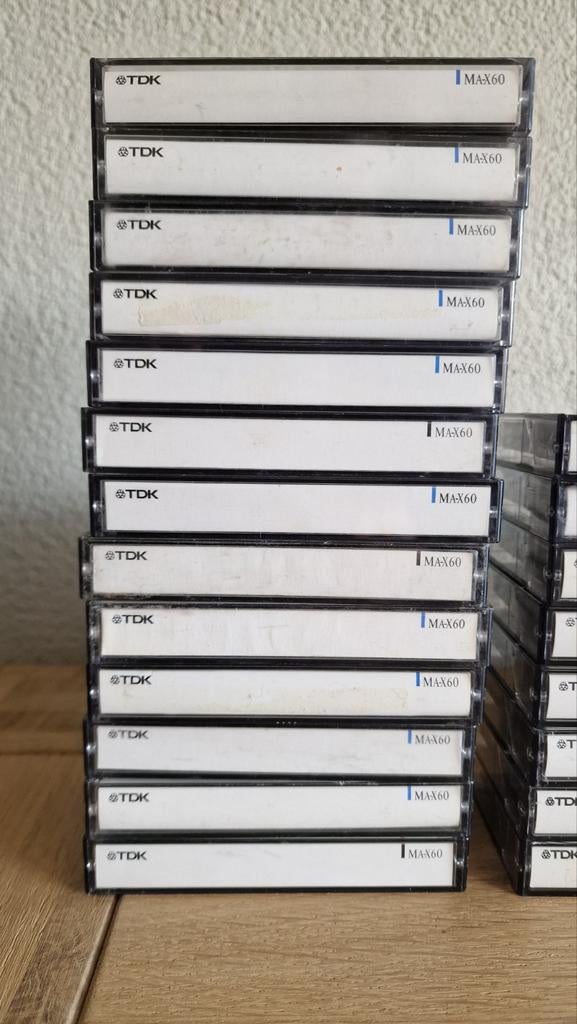 TDK, MAXELL, SONY. Metal en Chrome in zeer nette staat., Ophalen, Zo goed als nieuw, Overige genres, 26 bandjes of meer
