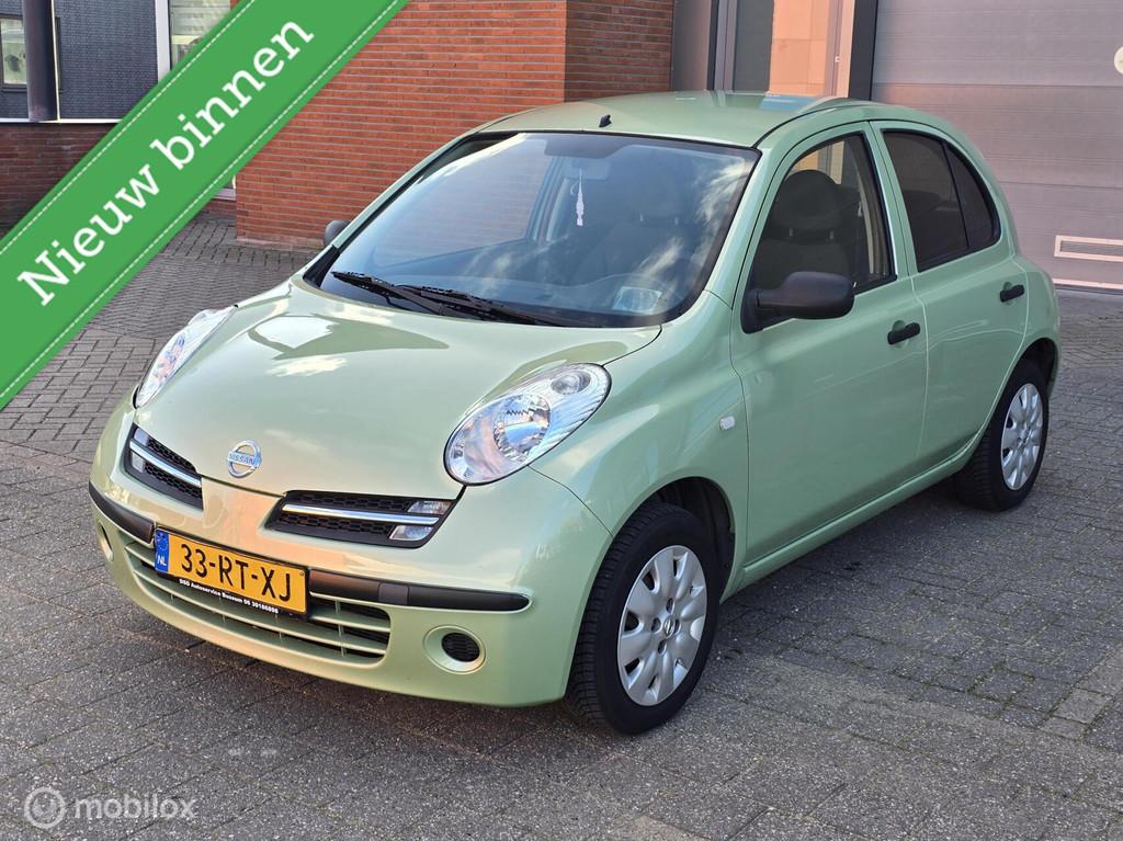 Nissan Micra 1.2 Visia_inruil koopje_Apk_Airco, Auto's, Stof, Gebruikt, 31 €/maand, 4 cilinders