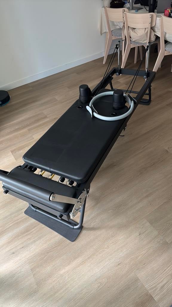 Pilates Reformer Pro + Ring, Sport en Fitness, Ophalen, Zo goed als nieuw