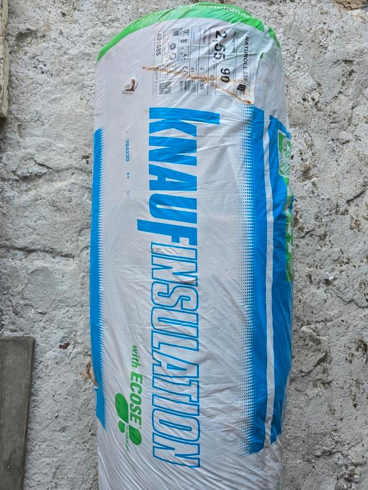 Knauf Naturoll 035 Isolatie - Nieuw in Rol, Doe-het-zelf en Verbouw, Overige Doe-het-zelf en Verbouw, Nieuw, Ophalen