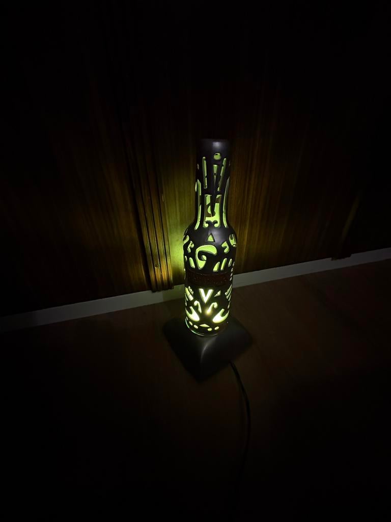 Desperados lichtreclame - 42 cm hoog, Ophalen of Verzenden, Gebruikt, Lichtbak of (neon) lamp