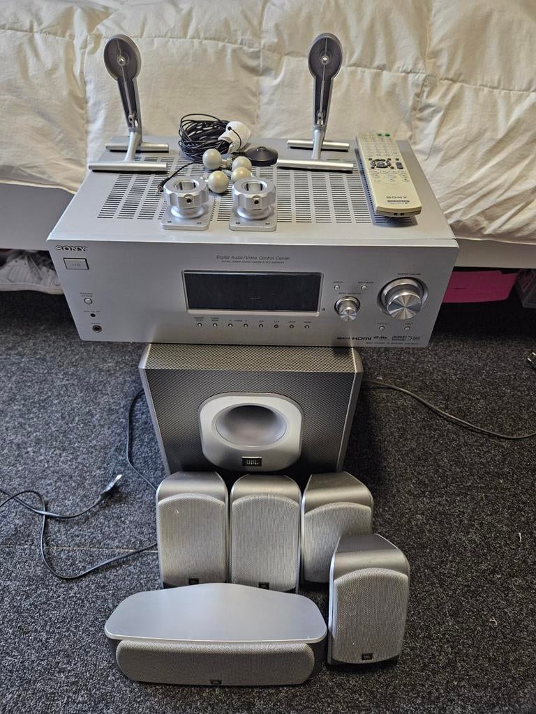 Complete Sony Home Cinema Set met JBL 5.1 Luidsprekers, Ophalen, Gebruikt, 70 watt of meer, 5.1-systeem