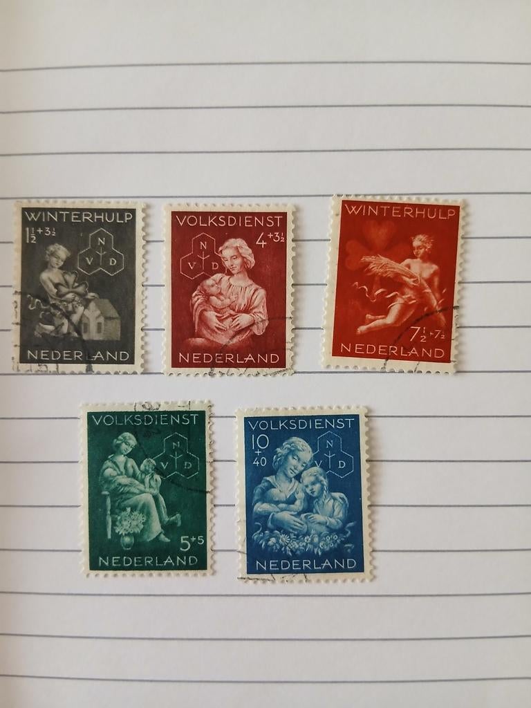 Postzegels Winterhulp 1944, Postzegels en Munten, Postzegels | Nederland, Ophalen of Verzenden