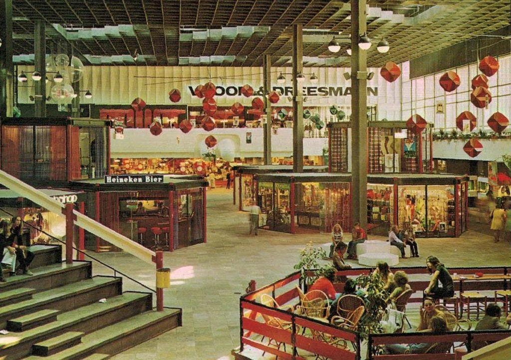 1975 ROTTERDAM - ZUID  Overdekt Winkelcentrum ZUIDPLEIN, Verzenden, 1960 tot 1980, Ongelopen, Zuid-Holland