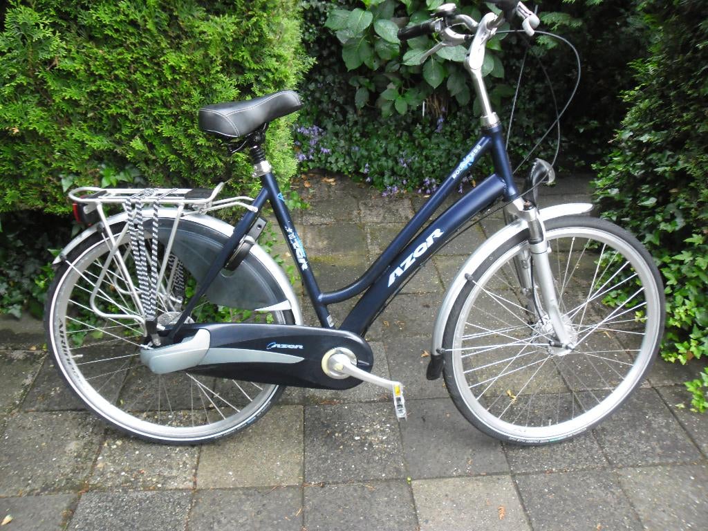 Te koop zeer goede Azor Dames Fiets., 53 tot 56 cm, Versnellingen, Zo goed als nieuw, Trommelrem