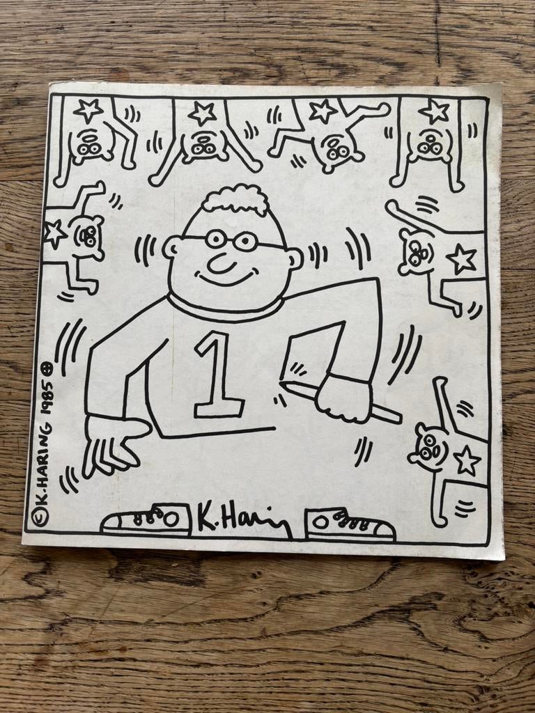 Keith Haring kleurboek 1986 De Harmonie, Verzenden, Gelezen, Schilder- en Tekenkunst