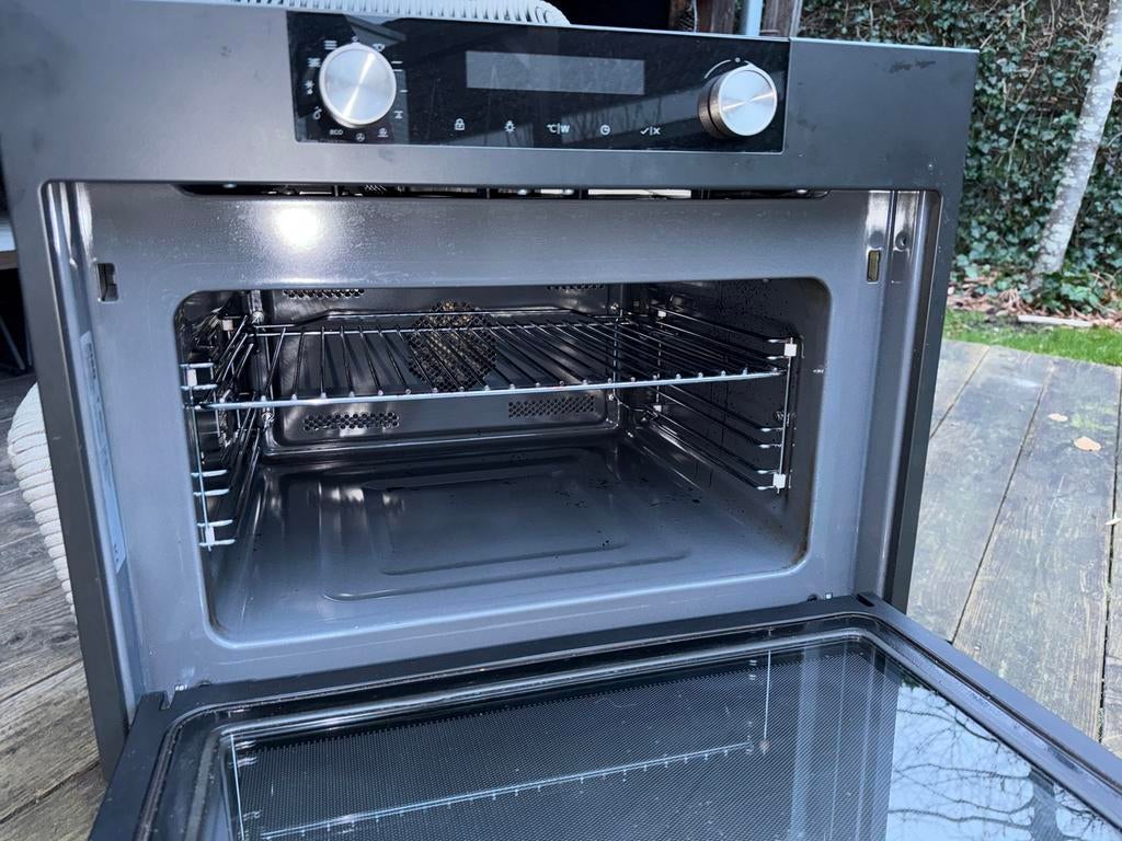 Inbouw combi oven - Atag CX4592C, Gebruikt, Oven met grill, Inbouw, Hete lucht