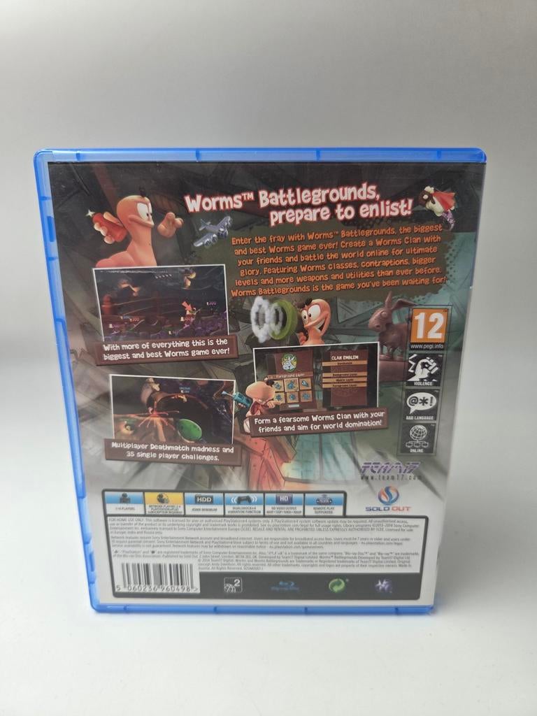 Worms Battlegrounds PS4 game, Ophalen of Verzenden, Retro Games, Marktplaats@Gameshopzwolle.nl, Zwolle