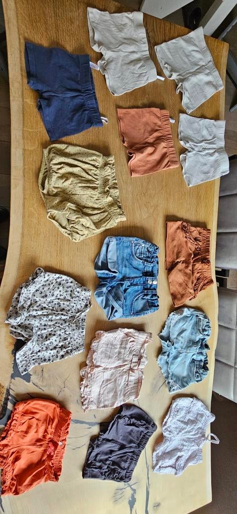 Zomerbroekjes maat 80, Broekje, Meisje, Ophalen of Verzenden, Zo goed als nieuw