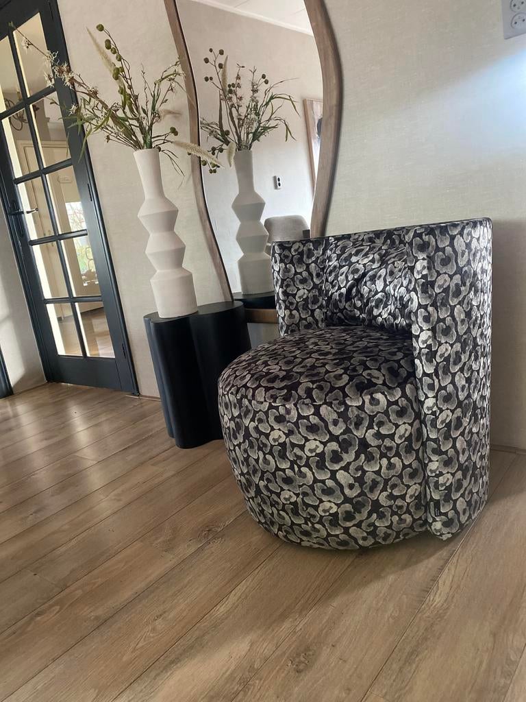 Ronde fauteuil van Passe Partout, Ophalen, 75 tot 100 cm, Zo goed als nieuw, Stof